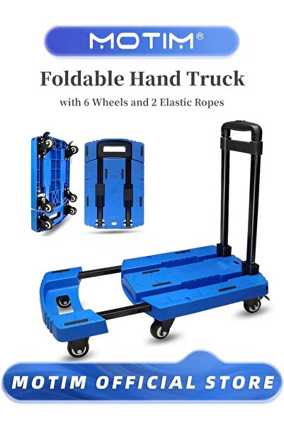 MOTIM Folding Hand Truck Portable Platform Weight Trolley Collapsible Folding...