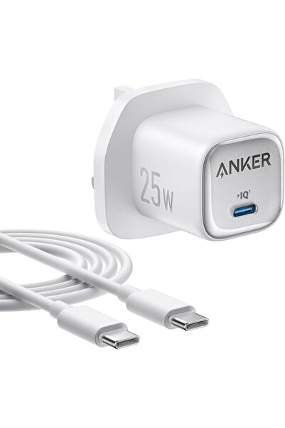 GENERAL شاحن من أنكر بمنفذ USB متوافق مع آيفون 16 و15 وسامسونج جالاكسي S25 وS...