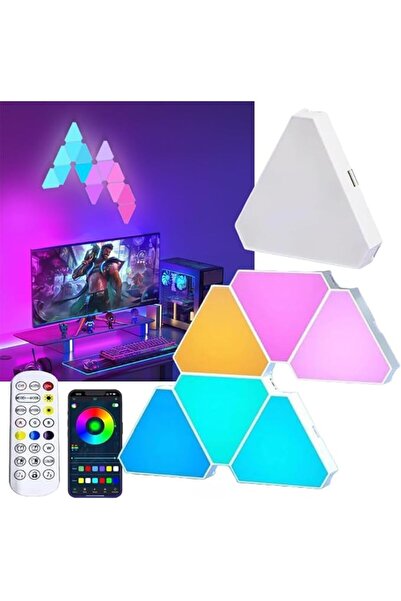 GENERAL Robfreeenty Hexagonal Bedroom Light Abs and Pc Material Smart Control...