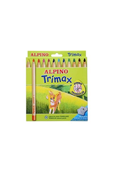 Alpino Çocuk Alpino Trimax Jumbo Kuru Boya 12 Renk ALP-AL-113