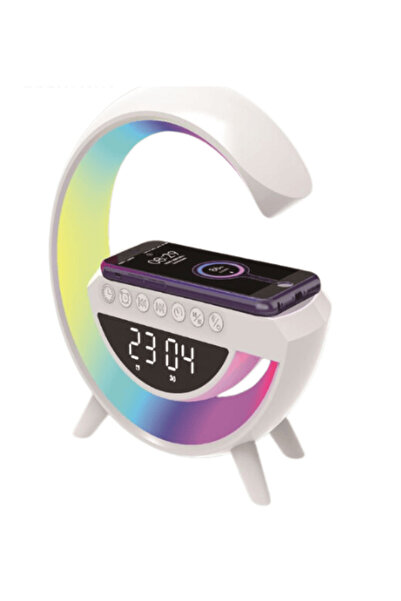 Noas YL86 1240 Simi Kablosuz Şarjlı Bluetoothlu Hoparlörlü Masa Lambası RGB