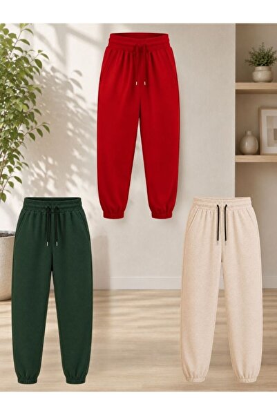 armicem Armikids Unisex Children's Multi-Colored 3-Piece Sweatpants for Seaso...