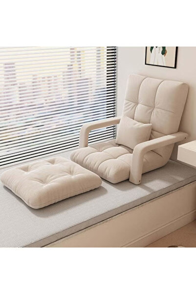 GGEROU Folding Floor Chair Single-Back Sofa Cushion Multi Angle Adjustment Pa...