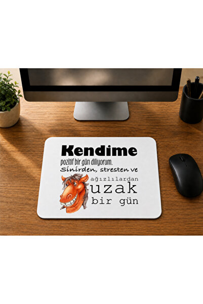 Kırtasiye Ofisi Želim sebi pozitivan dan - ŠTAMPANA PODLOGA ZA MIŠA