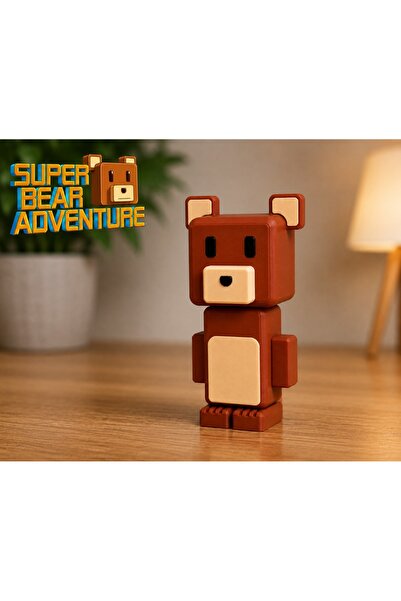 Marco Fresco 3D Baskı Baaren Ayı Figürü Super Bear Adventure Oyuncak Oyun Kar...