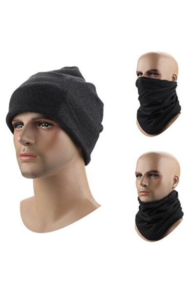 Aida Jewelss Rupen Kraft Unisex Thermal Polar Neck Collar Beanie A Quality