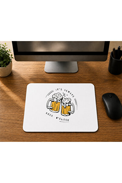 Kırtasiye Ofisi Dizajn "Beers Cheers" - ŠTAMPANA PODLOGA ZA MIŠA