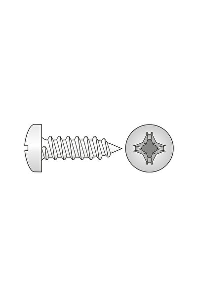 Rocast Set 50 x Surub Cap Bombat pentru Tabla 7981 Otel Zincat-6.3x120