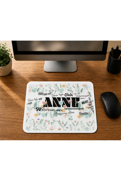 Mor Mürekkep Mom Quotes Full Tour Printed Mousepad - Poklon za mamu, podloga ...