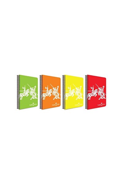 Faber Castell Faber Canlı Renkler 60 Yp Çizgili Defter