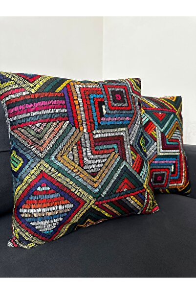 Eys Digital Printed Double-Sided Cotton Throw Pillow Cover – Hidden Zipper, L...