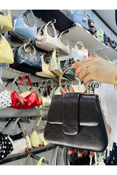 H&D COLLECTİON Τσάντα ώμου βραδινό φόρεμα ειδικής περίστασης με λεπτομέρεια α...