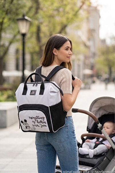 Disney Mickey Mouse Hugs Baby Bag, Mommy Baby Care Bag, Maternity Bag, Mommy ...