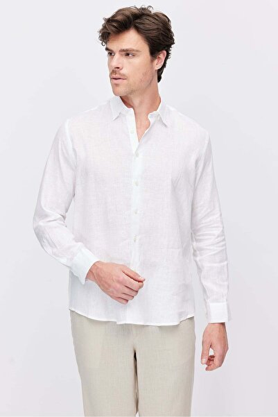 PAULMARK Men's Linen Regular Shirt