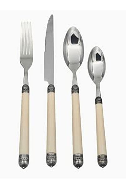 Zinnia 24-Piece Cutlery Set - Forks, Spoons & Knives