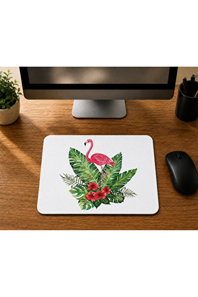 Mor Mürekkep Podloga za miša sa flamingo printom