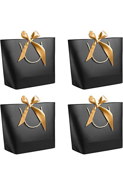 GENERAL UltiUnison Gift Bags, 4 PCS Small Favor Bags with Handles and Bow Rib...