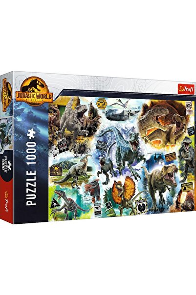 Trefl PUZZLE 1000 JURASSIC WORLD IN THE FOOTSTEPS OF DINOSAURS