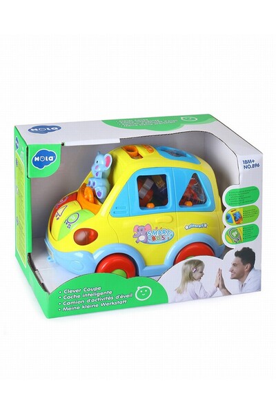 Jucarii Bebe CAR WITH SHAPES, SOUNDS AND LIGHTS