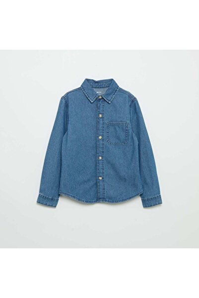 KIABI Denim Shirt Blue