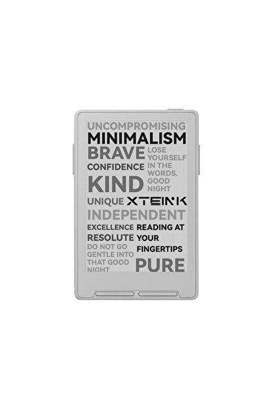Xteink - X3 Ultra Kompakt Mıknatıslı E-Kitap Okuyucu - Beyaz - Gri