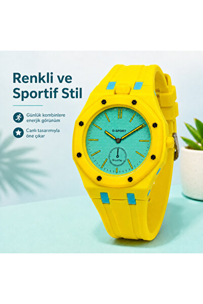 Pell D-Sport Kol Saat ve Çanta Askılı Saat 2 in 1, Çift Kullanımlı Silikon Ko...