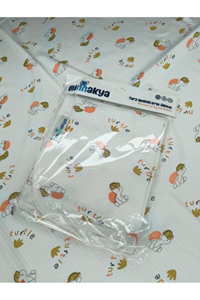 minnakya Newborn Baby Blanket Cotton Single-Layer Ribbed Combed Cotton Stroll...