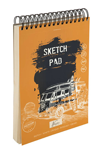 Nassau Sketch Pad A4 120 Sheets (K-AR0313/GE)