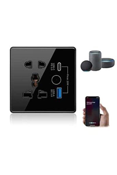 GENERAL Smart Home Touch Control Wall Switch USB Type C Interface Remote App ...