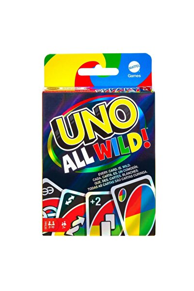 mattel UNO ALL WILD CARD GAME