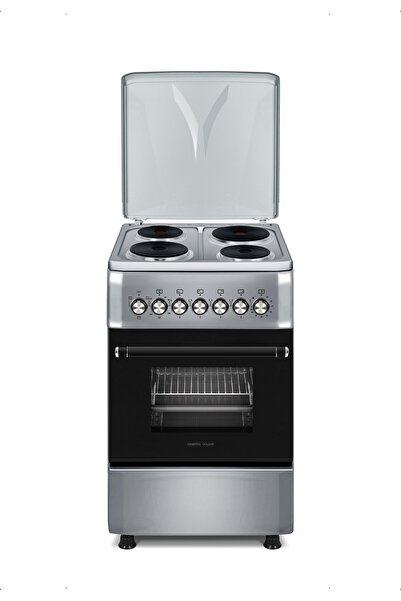 General Goldin 50x55cm 4 Burner Electric Cooking Ranger, Total Safety, Oven G...