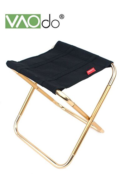 VAODO Portable Folding Stool Camping Stool Mini Size Camping Stool Aluminum A...