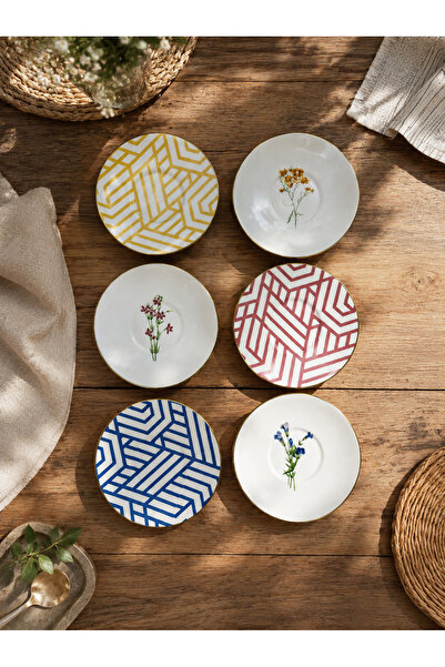 Onedekor Yalı 6-Piece Tea Plate