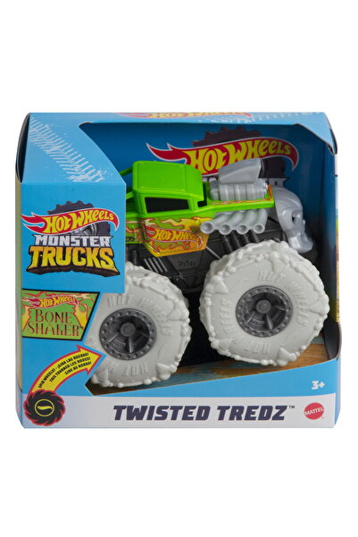mattel HOT WHEELS MONSTER TRUCK TWISTER TREDZ BONE SHAKER МАЩАБ 1:43