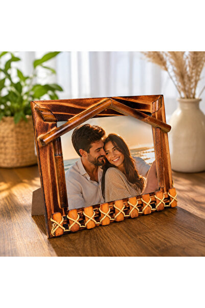FOTOĞRAF DAHİL Ev Bambu Çerçeve 13x18cm.