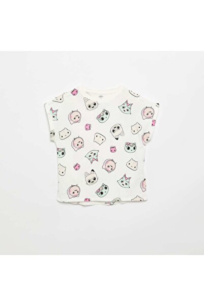 KIABI Short-Sleeved T-Shirt 'Gabby'S Dollhouse' White