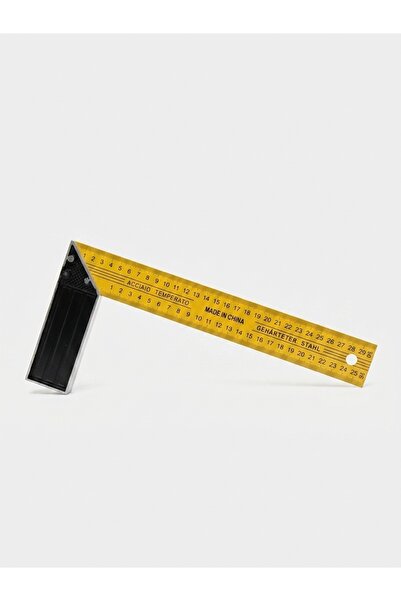 Genel Markalar Sertleştirilmiş Çelik Cetvelli Gönye 30cm