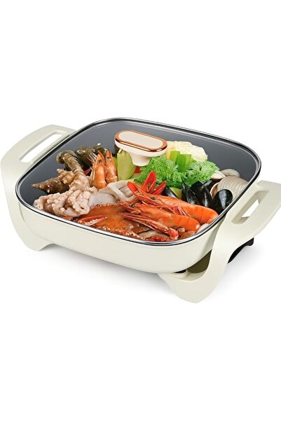 fitto Vito Non-Stick Electric Fryer |   Multi-Function Cooking Frying Pan Gri...