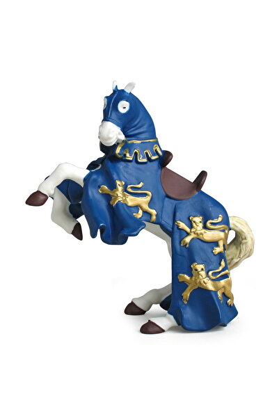 Papo KING RICHARD'S BLUE HORSE FIGURINE