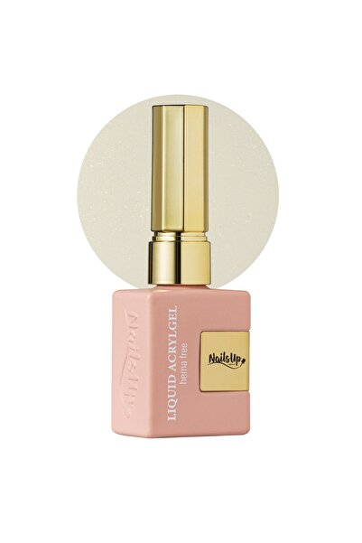 NAILSUP PROFESSIONAL Acrilgel lichid fără HEMA NAILSUP 15 ml, Alb lăptos cu s...