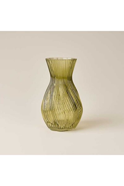 Evidea Deco Wave Vase - Green - 25X15 cm