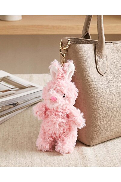 REDTAG Girls Assorted Pink Bunny Bag Charm