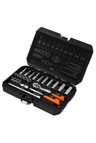 NEO Set de chei tubulare de 1/4 inch, 23 de piese, N10-231
