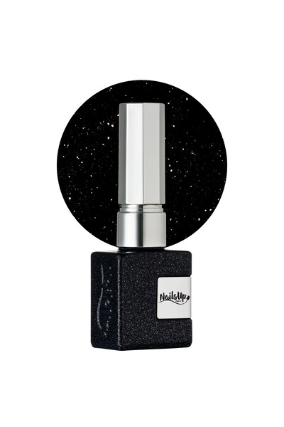 NAILSUP PROFESSIONAL Oja Semipermanenta NAILSUP Infinity Silver cu Sclipici 049