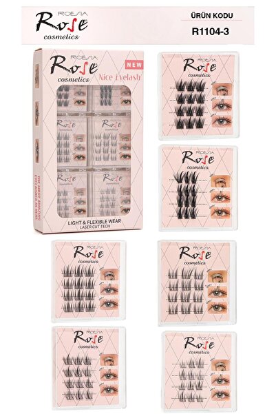 Rose Takma Kirpik 6`lı