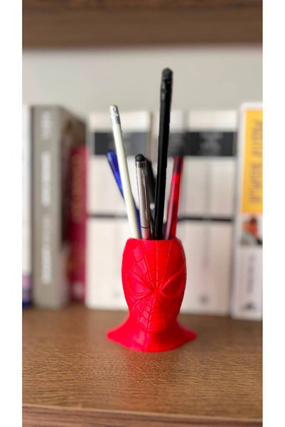 DigiArtisan3D Spider-Man Design Toothbrush Holder and Pen Stand – Multi-Purpose Organizer