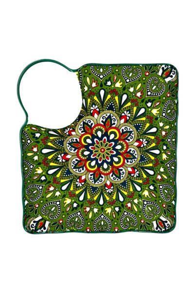 Ceramica Martinescu Platou din ceramica, verde , pentru servire, sosiera inte...