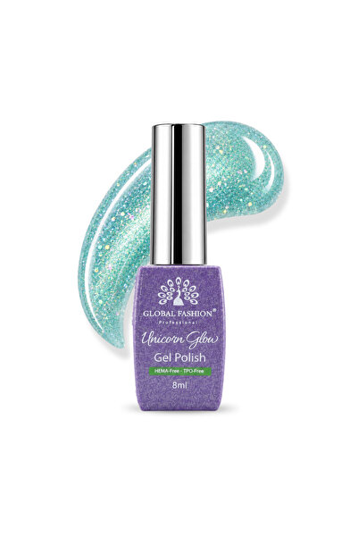 GLOBAL FASHION Professional Unicorn Glow Gel Polish 8ml HEMA & TPO Free