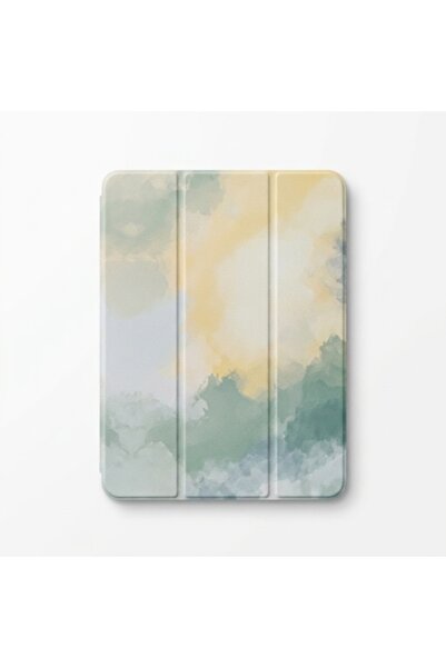 Dafi Husă tip carte pentru iPad 10.2 inch (gen. 7/8/9), design acuarelă, slot...