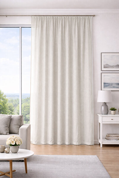 Premier Home Κουρτίνα από τούλι Regina Ecru Ειδικού Μεγέθους 200X260 Χωρίς Πι...